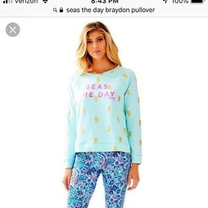 Seas the Day Lilly Pulitzer Brayden Pullover